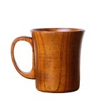 Beer Mug Manufacturer - Solid Jujube Wooden Coffee Wood Cup Handmade Tea Cup With Handle
