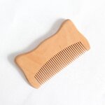 Beard Comb Manufacturer - Custom Logo Cartoon Shape Pocket Handmade Pear Wood