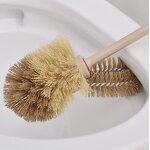 Toilet Brush Manufacturer - Natural Eco Friendly Coconut Fiber Beech Long Handle Cleaning