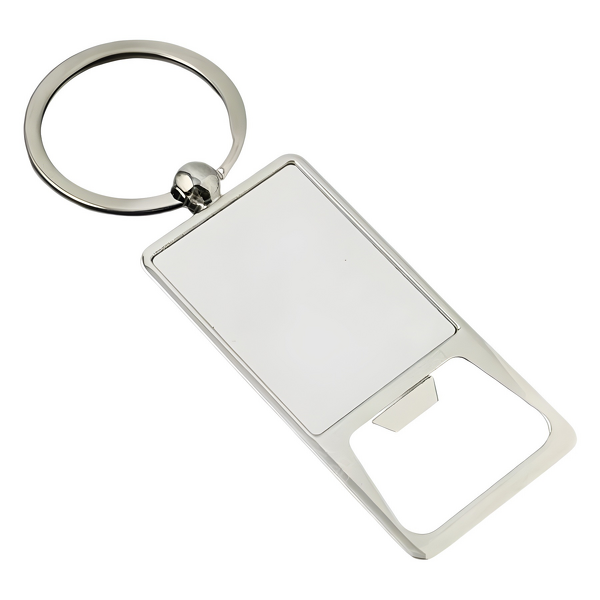 Keychain Manufacturer - Hot Selling Cross-Border Heat Transfer Metal Zinc Alloy Heart-Shaped Bottle Opener Sublimation Aluminum Sheet