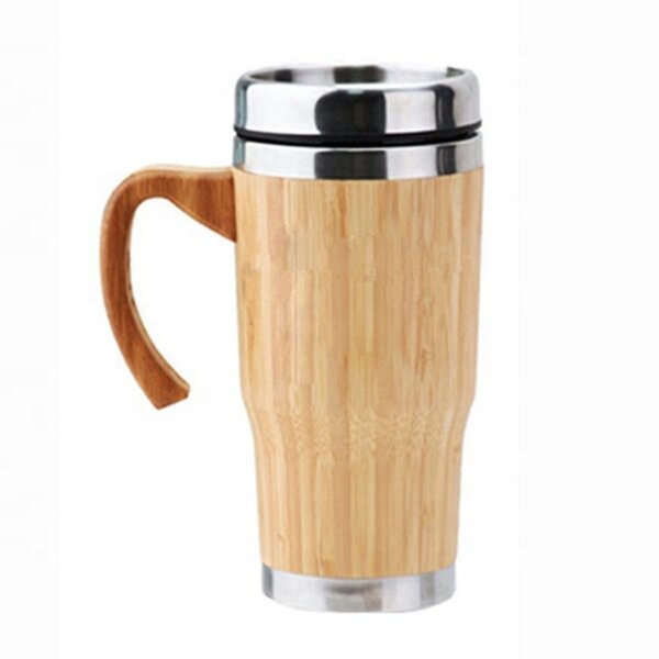 Travel Mug Manufacturer - Factory Direct Sale Stainless Steel Eco-Friendly Car Cup Bamboo With Handle