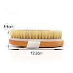Shower Brush Manufacturer - Bathroom Accessories Wooden Handle for Skin Body