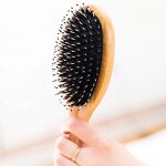 Hair Brush Manufacturer - Bamboo Wooden Boar Bristle for Curly Hair