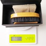 Beard Grooming Kit Manufacturer - Custom Logo Natural Boar Bristle Soft Brush Wooden Comb for Men