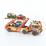 Wooden Crafts Manufacturer - Factory Direct Selling Color Flatbed Truck for Home Decoration