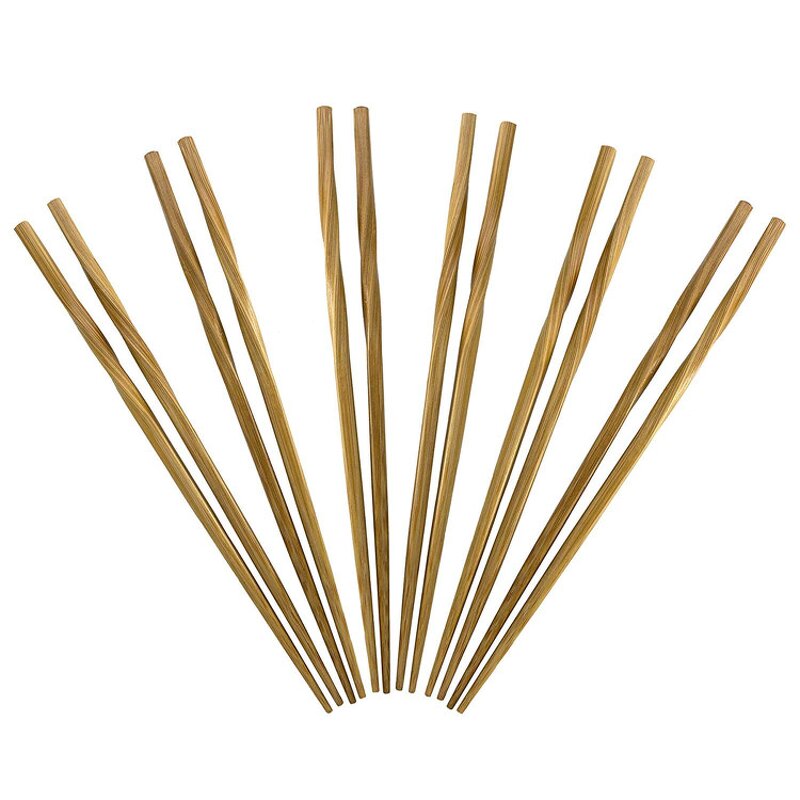 Chopstick Manufacturer - Totally Bamboo Twist Reusable for Cooking Sushi Noodle Rice