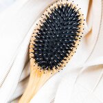 Hair Brush Manufacturer - Bamboo Wooden Boar Bristle for Curly Hair