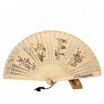 Fan Manufacturer - Hot Sale Crafts Handmade Natural Bamboo Wooden for Gift