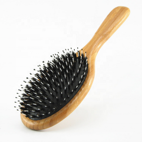 Hair Brush Manufacturer - Bamboo Wooden Boar Bristle for Curly Hair