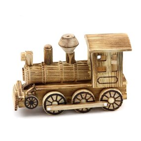 Wooden Toy Manufacturer - Handicraft Steam Train 3D Simulation Model