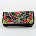 Handbag Manufacturer - Hot Sale Canvas Embroidery Wallet for Lady