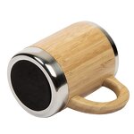 Coffee Mug Manufacturer - Wholesale Custom Stainless Steel Bamboo Natural Wooden Tea Cup with Lid