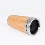 Travel Tumbler Manufacturer - Original Bamboo Stainless Steel Bottle Coffee Mug Insulated Bamboo Eco-friendly Tea Cup