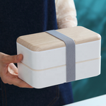 Lunch Box Manufacturer - Hot Sale Travel Leak Proof Premium Wooden Bento With Eco Friendly