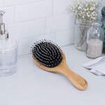 Hair Brush Manufacturer - Bamboo Wooden Boar Bristle for Curly Hair