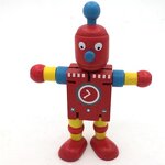 Wooden Toy Manufacturer - Hot Sale Green Children Mini Robot