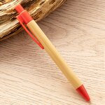 Pen Manufacturer - Wholesale Cheap Bamboo Retractable Ballpoint Black Ink 1 mm Sustainable for Promotional Gifts