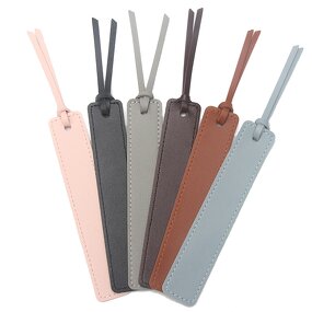 Bookmark Manufacturer - Wholesale Classic Stitched Handmade Page Markers Reading Gifts Blank Leather with Leather Rope