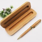 Pen Manufacturer - Wholesale Custom LOGO Natural Bamboo Set Wood Ballpoint with Box for Promotional Gift