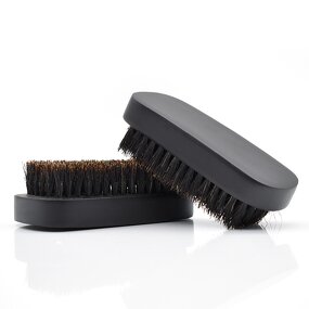 Cleaning Brush Manufacturer - Wholesale Black Wooden Handle Boar Bristle with Custom logo