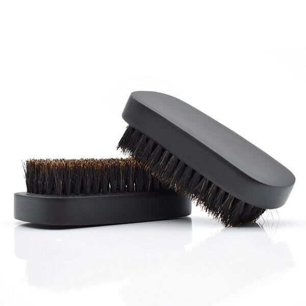 Cleaning Brush Manufacturer - Wholesale Black Wooden Handle Boar Bristle with Custom logo