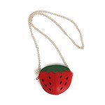 Children's Bag Manufacturer - New Embroidery Thread Cute Strawberry One-shoulder Messenger Chain