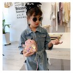 Coin Purse Manufacturer - Customize Cartoon Cute Little Bee Children Messenger Stitching Girls Mini