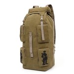 Mountaineering Backpack Manufacturer - Super Large Capacity 100 Liters Thickened Canvas Retro Travel Fashion