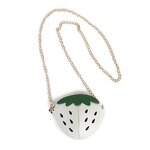 Children's Bag Manufacturer - New Embroidery Thread Cute Strawberry One-shoulder Messenger Chain