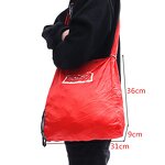 Foldable Shopping Bag Manufacturer - New Portable Polyester Folding Tote Small Disc Roll up with Plastic Round Box