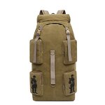 Mountaineering Backpack Manufacturer - Super Large Capacity 100 Liters Thickened Canvas Retro Travel Fashion
