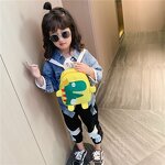 Children's Backpack Manufacturer - Dinosaur Cartoon Kids All-match Korean Version of Oxford Cloth Baby School Bag