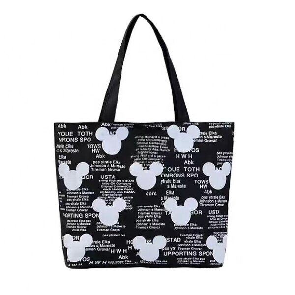 Canvas Tote Bag Manufacturer - Casual Cartoon Mouse American Handheld Ladies Shopping Large Capacity