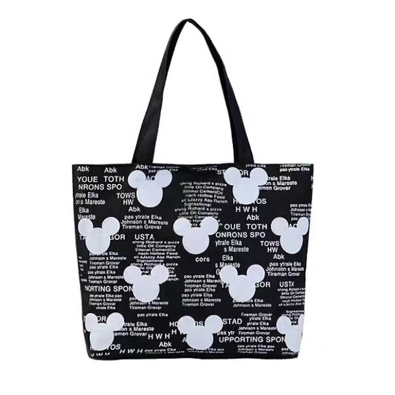 Canvas Tote Bag Manufacturer - Casual Cartoon Mouse American Handheld Ladies Shopping Large Capacity