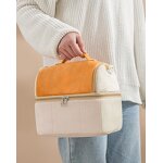 Messenger Tote Bags Manufacturer - 2023 Drop Shipping Flannel Candy Color Picnic Double Layer Cooler for Adults