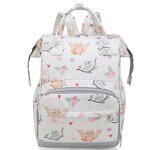 Mommy Bag Manufacturer - Spot Printing Cartoon New Multi-functional Large-capacity Fashion Travel Backpack Diaper