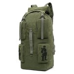 Mountaineering Backpack Manufacturer - Super Large Capacity 100 Liters Thickened Canvas Retro Travel Fashion