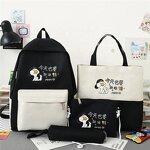 Students Backpack Manufacturer - Simple Style Cute Fashionable 4-piece Sets for School