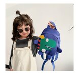 Children's Backpack Manufacturer - Dinosaur Cartoon Kids All-match Korean Version of Oxford Cloth Baby School Bag