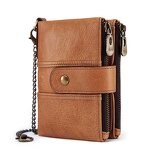 Wallet Manufacturer - 2020 Hot Selling Genuine Leather Purse RFID Blocking Anti-theft for Men