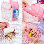 School Lunch Bag Manufacturer - Students Custom Cartoon Cute Pattern Thermal Tote for Children