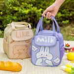 School Lunch Bag Manufacturer - Students Custom Cartoon Cute Pattern Thermal Tote for Children