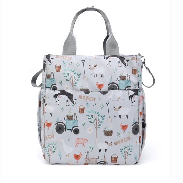 Mommy Tote Backpack Bags Manufacturer - Stock New Model for Stylish Printing Baby Diaper