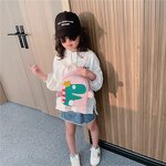 Children's Backpack Manufacturer - Dinosaur Cartoon Kids All-match Korean Version of Oxford Cloth Baby School Bag