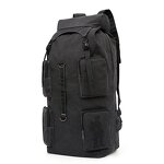Mountaineering Backpack Manufacturer - Super Large Capacity 100 Liters Thickened Canvas Retro Travel Fashion