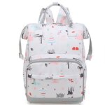 Mommy Bag Manufacturer - Spot Printing Cartoon New Multi-functional Large-capacity Fashion Travel Backpack Diaper