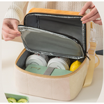 Messenger Tote Bags Manufacturer - 2023 Drop Shipping Flannel Candy Color Picnic Double Layer Cooler for Adults