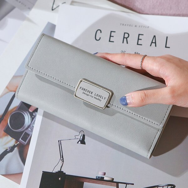 Phone Purse Wallet Manufacturer - Factory Direct Sale Long Three-fold Cover Pocket Change for Women