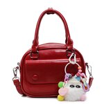 PU Leather Handbag Manufacturer - High Quality Famous Brand Single Strip Crossbody Shoulder Ladies Dress Portable Zipper with Polyester Lining