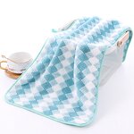 Bathroom Sets Manufacturer - High Quality Polyester Knitted Facial Towels in Gift Box